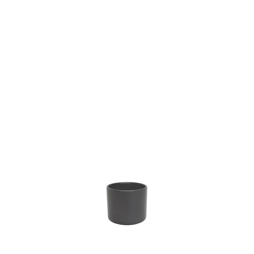 Atlas pot round matte black - 2.75x2.75"