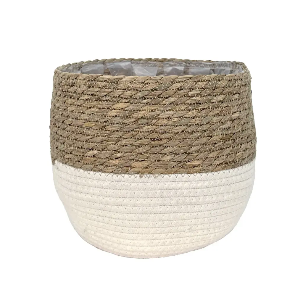 Lynne Basket 10" White