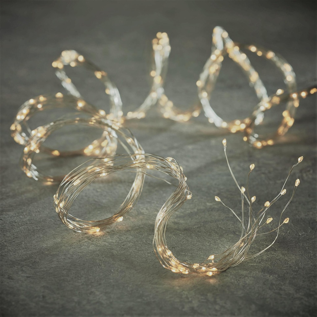 Outdoor LED Bundle B/O on timer 64L Green - 32"