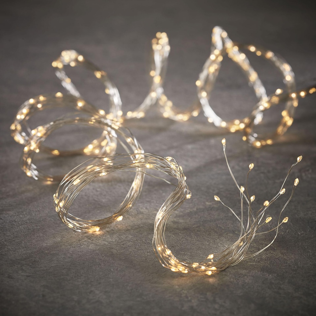 Outdoor LED Bundle P/I 8 Function 240L Silver - 6.5'