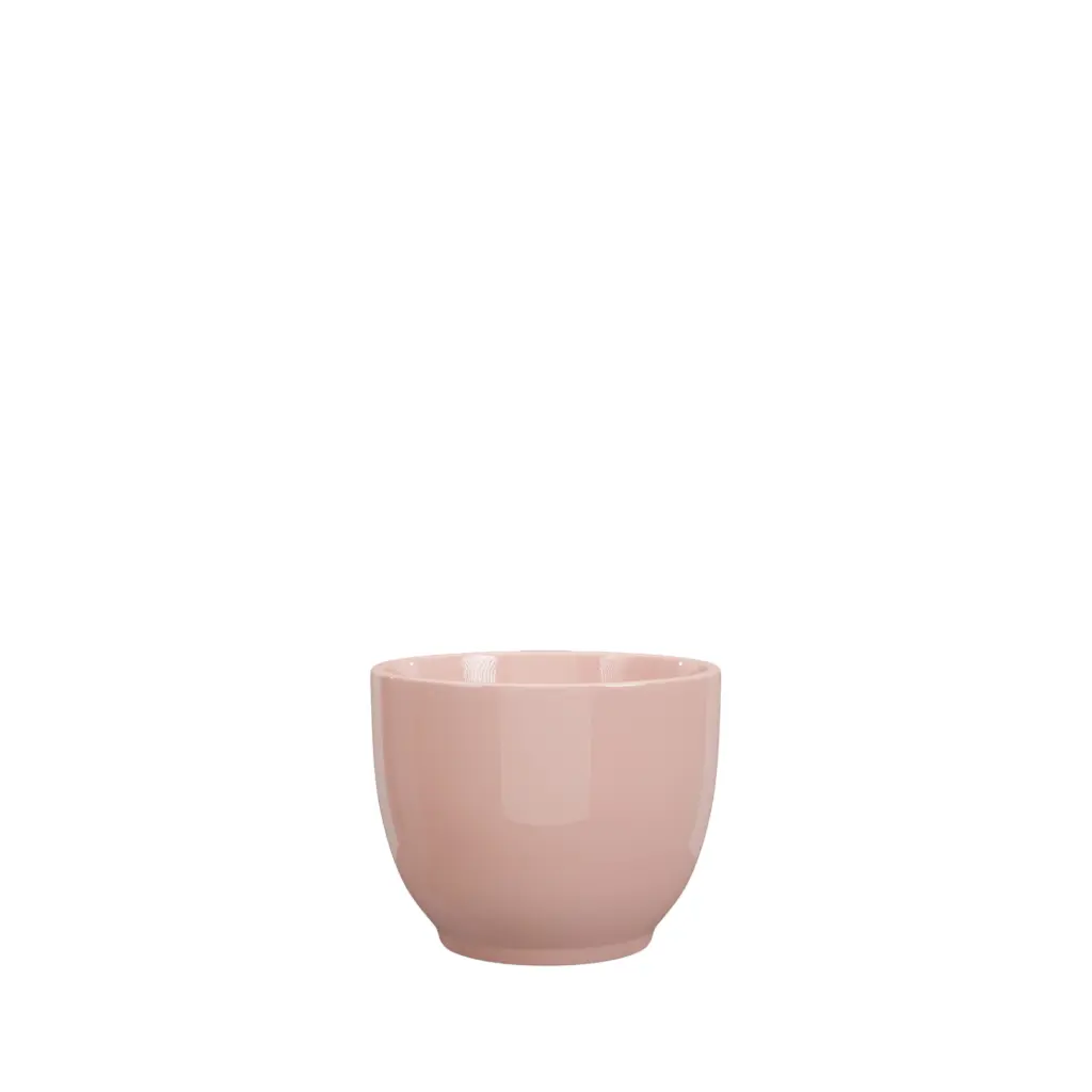 Krista pot round pink 5.75x4.75"