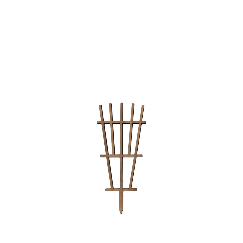 Mini wooden trellis 4"