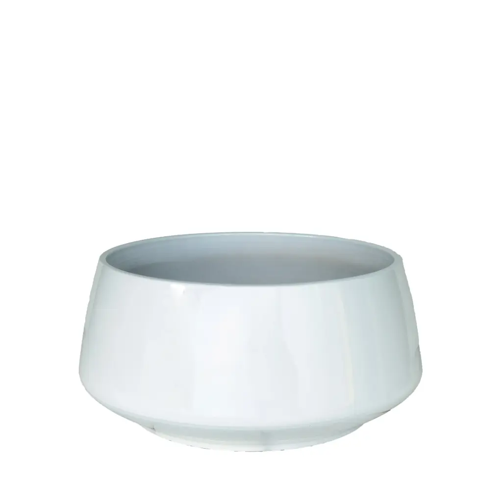 Odette bowl round white - 13.75x6"