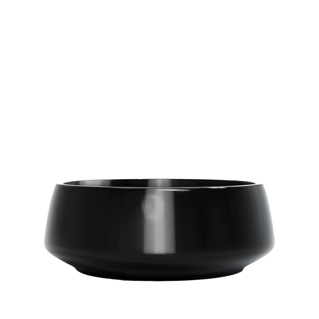 Odette bowl round black - 13.75x6"