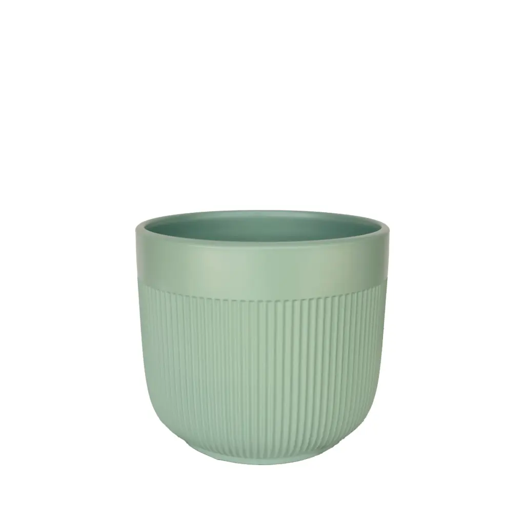 Vivi pot round green - 9x9"