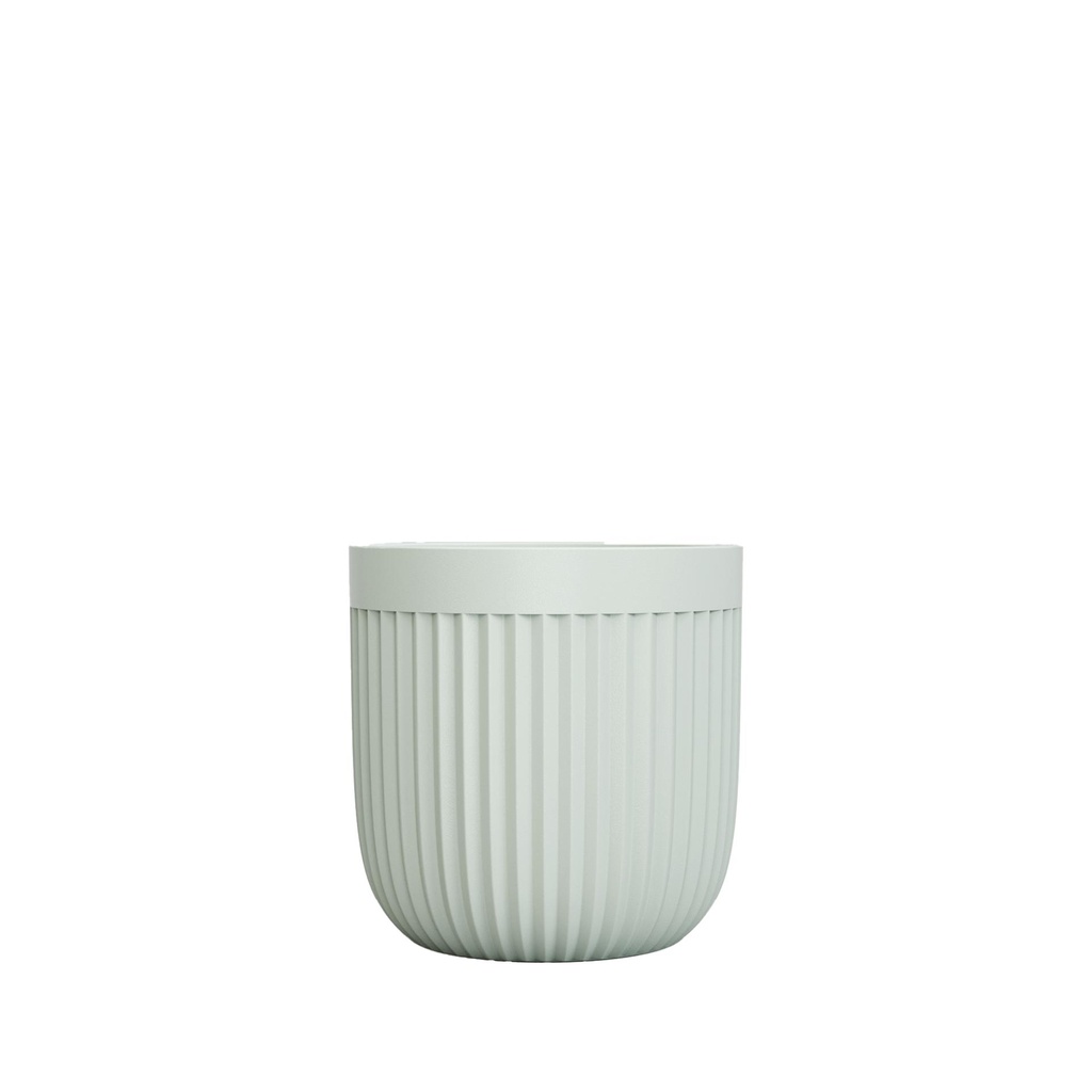 Vivi pot round green - 6.75x6.25"