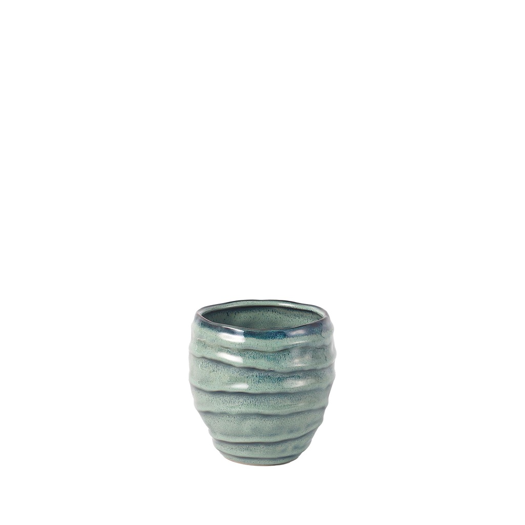 Pepe pot round blue - 5x5"