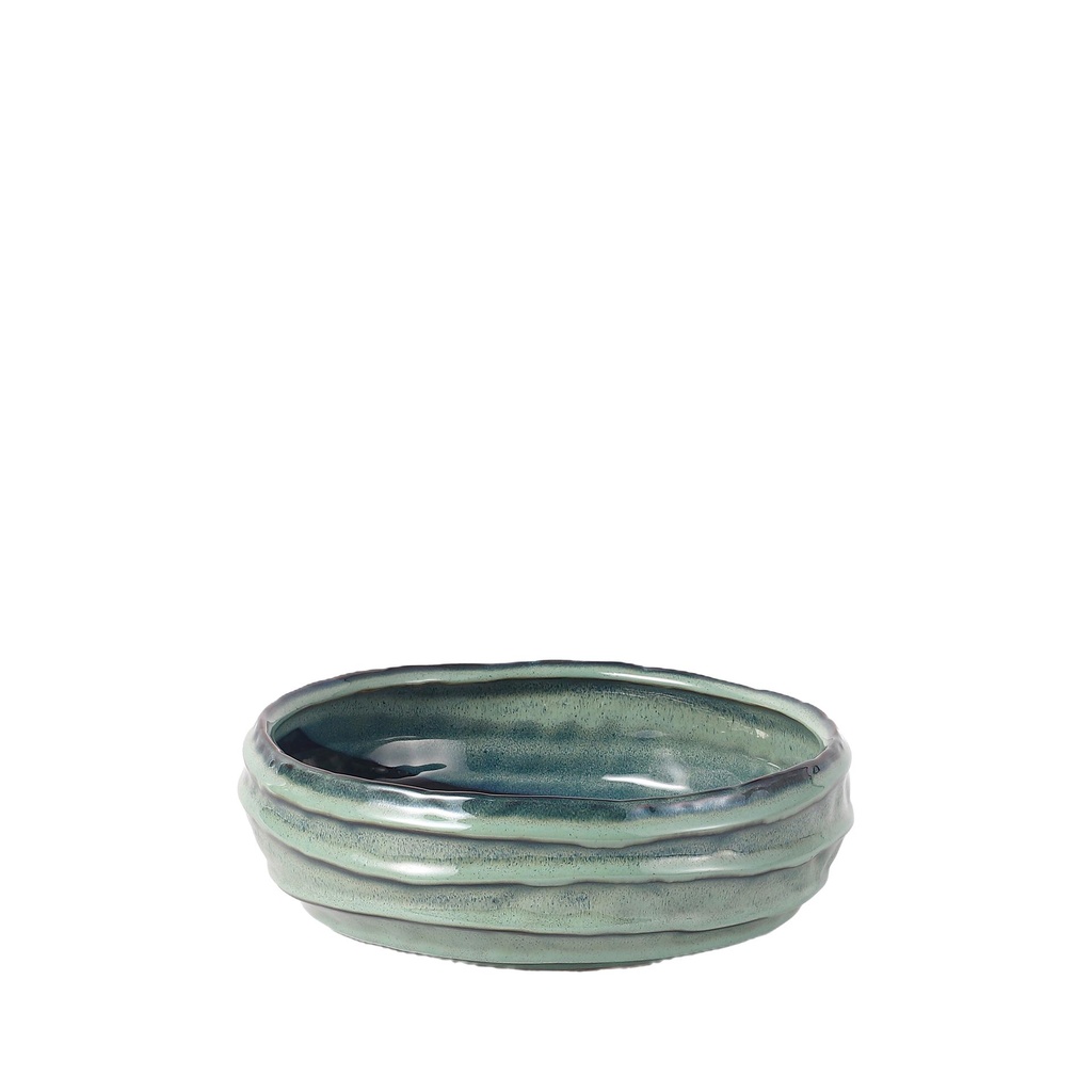 Pepe bowl round blue - 9.5x3.25"