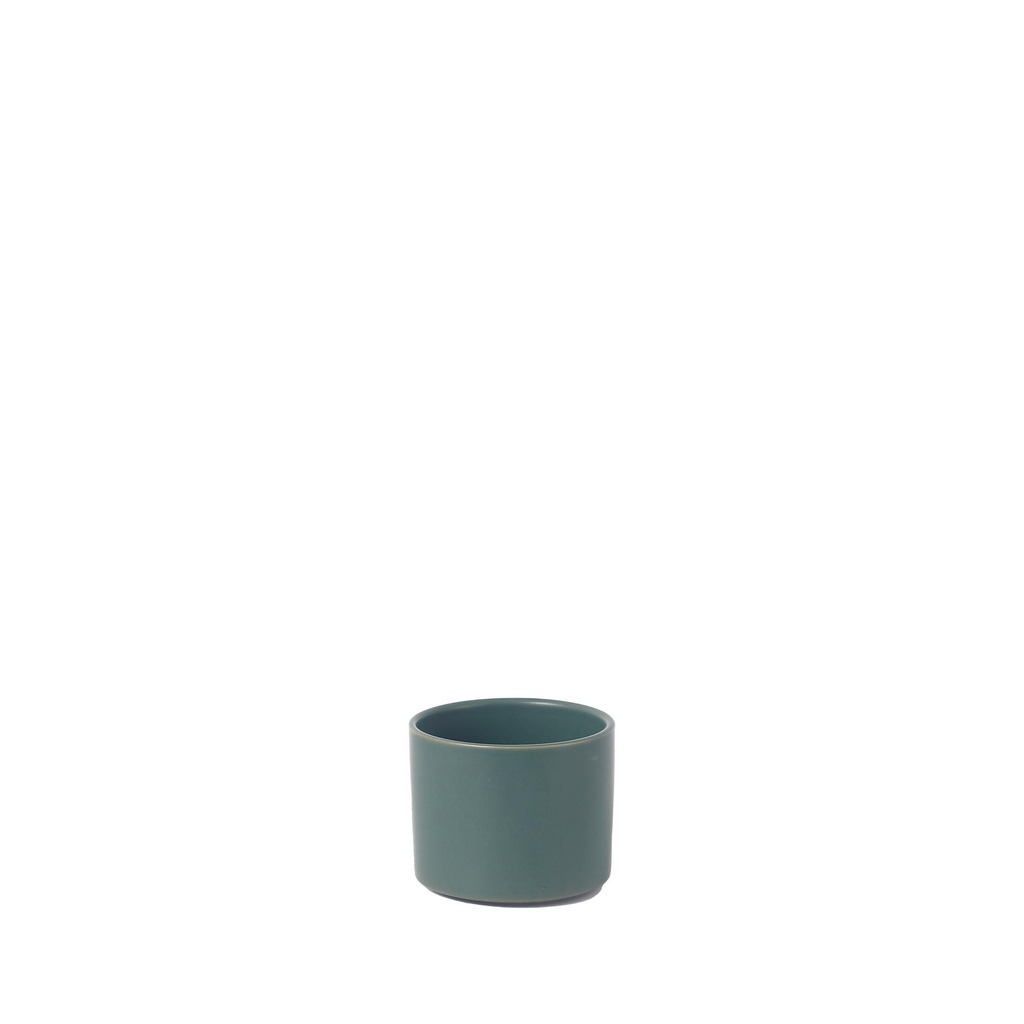 Atlas pot round matte green - 4.75x4"