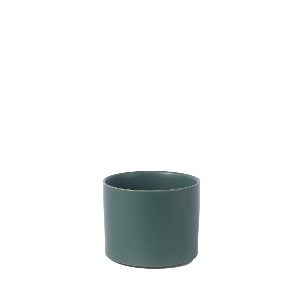 Atlas pot round matte green - 7x5.75"