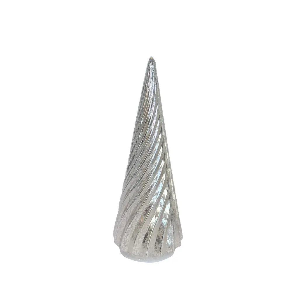 Tree light, silver, battery - 4.5x9.5"