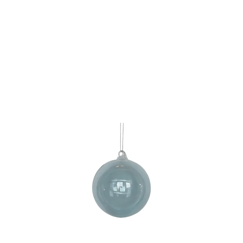 Ornament ball blue - 4"