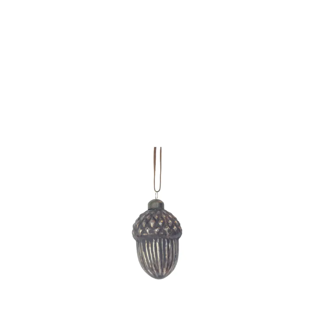 Ornament acorn brown - 3.25"