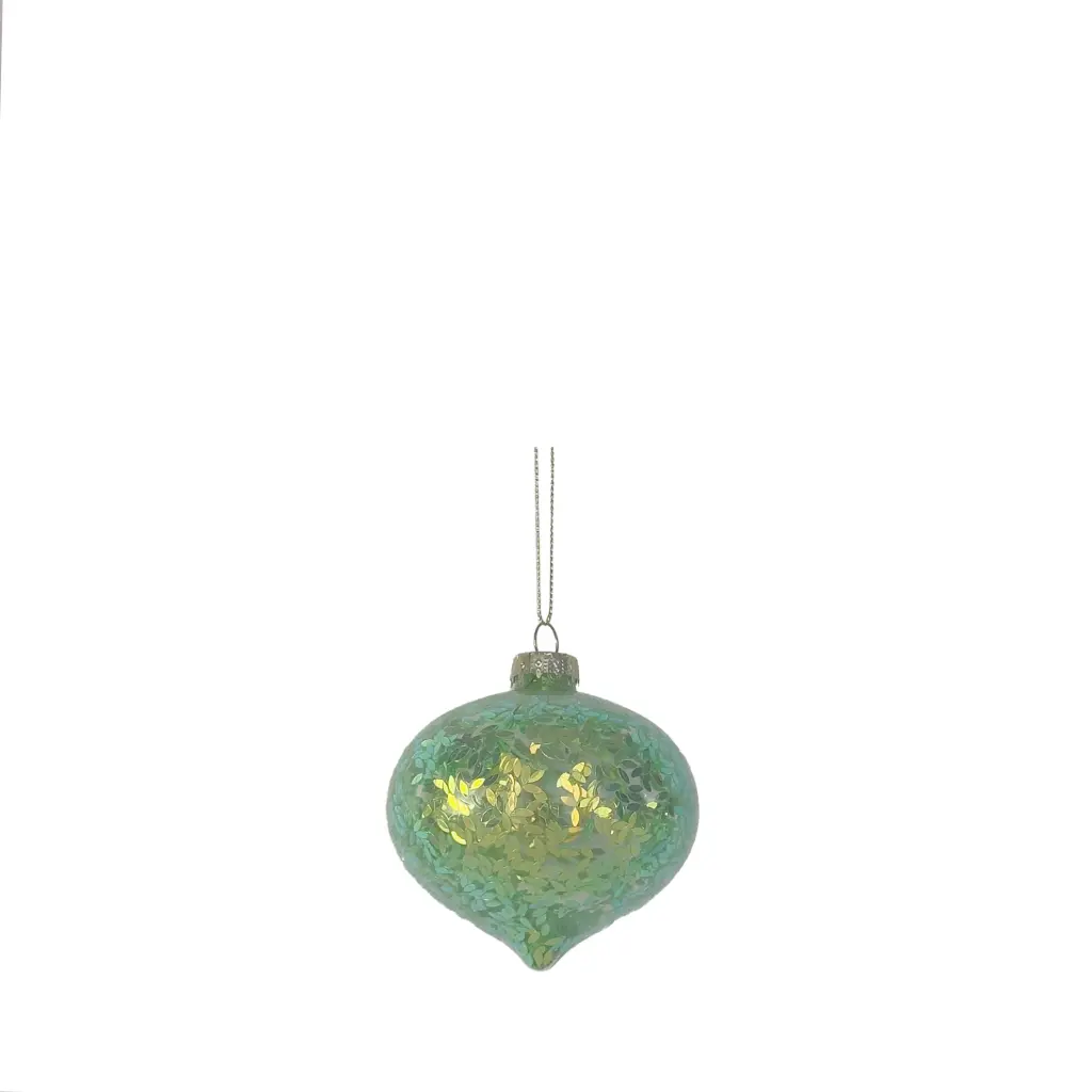 Ornament bulb green - 3.25"