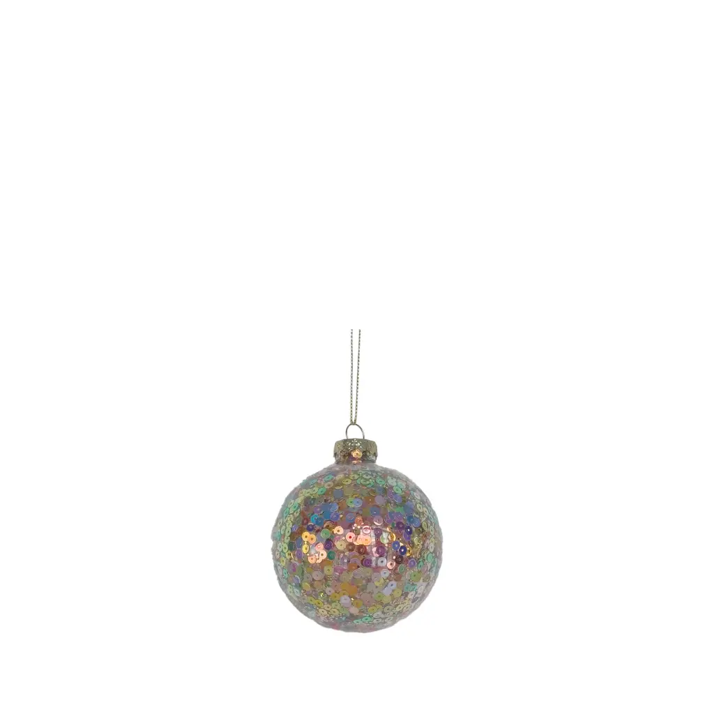 Ornament ball green - 3.25"