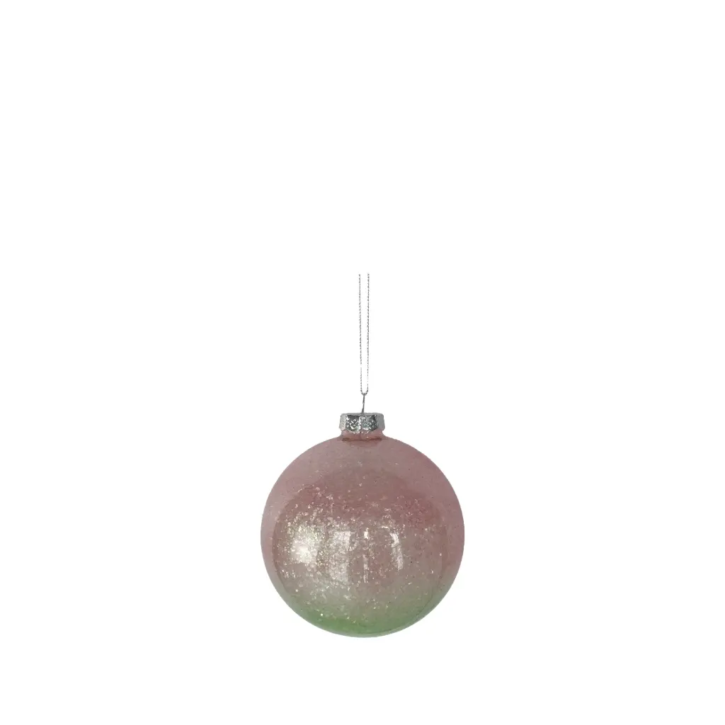 Ornament ball pink - 4"