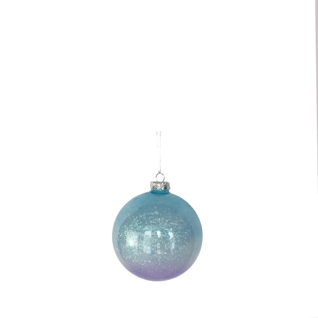 Ornament ball blue - 4"