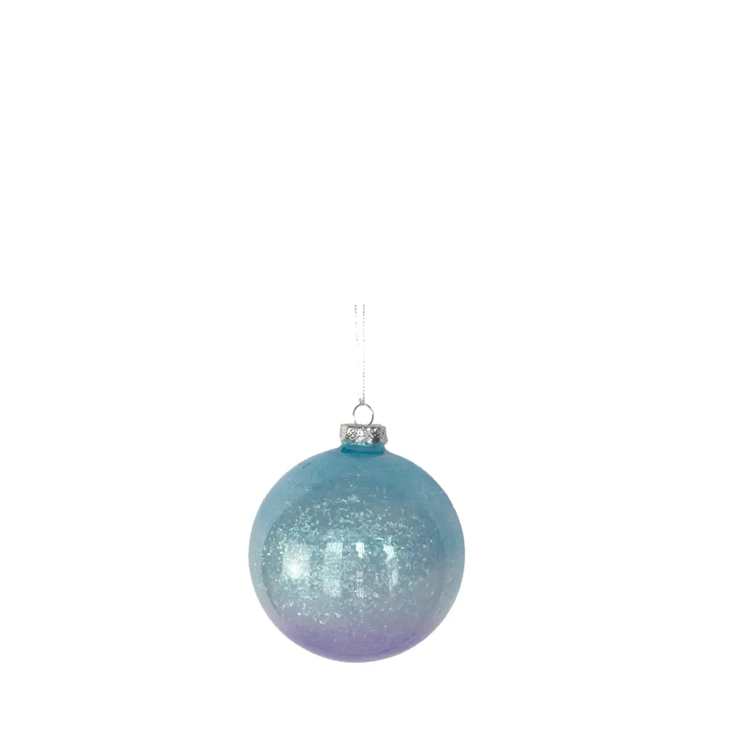 Ornament ball blue - 4"