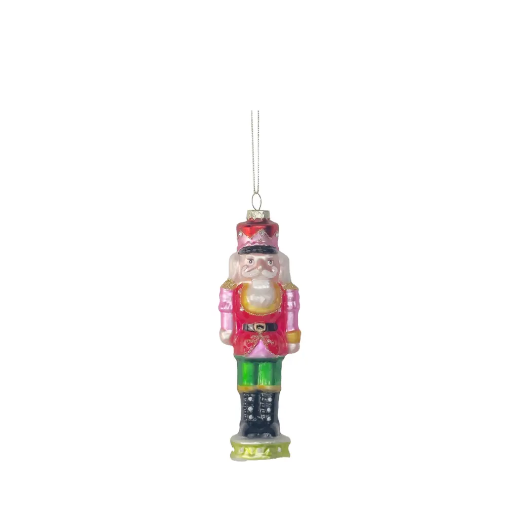 Ornament nutcracker multi - 1.5x6"