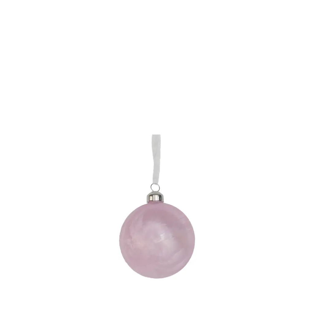 Ornament ball pink - 3.25"