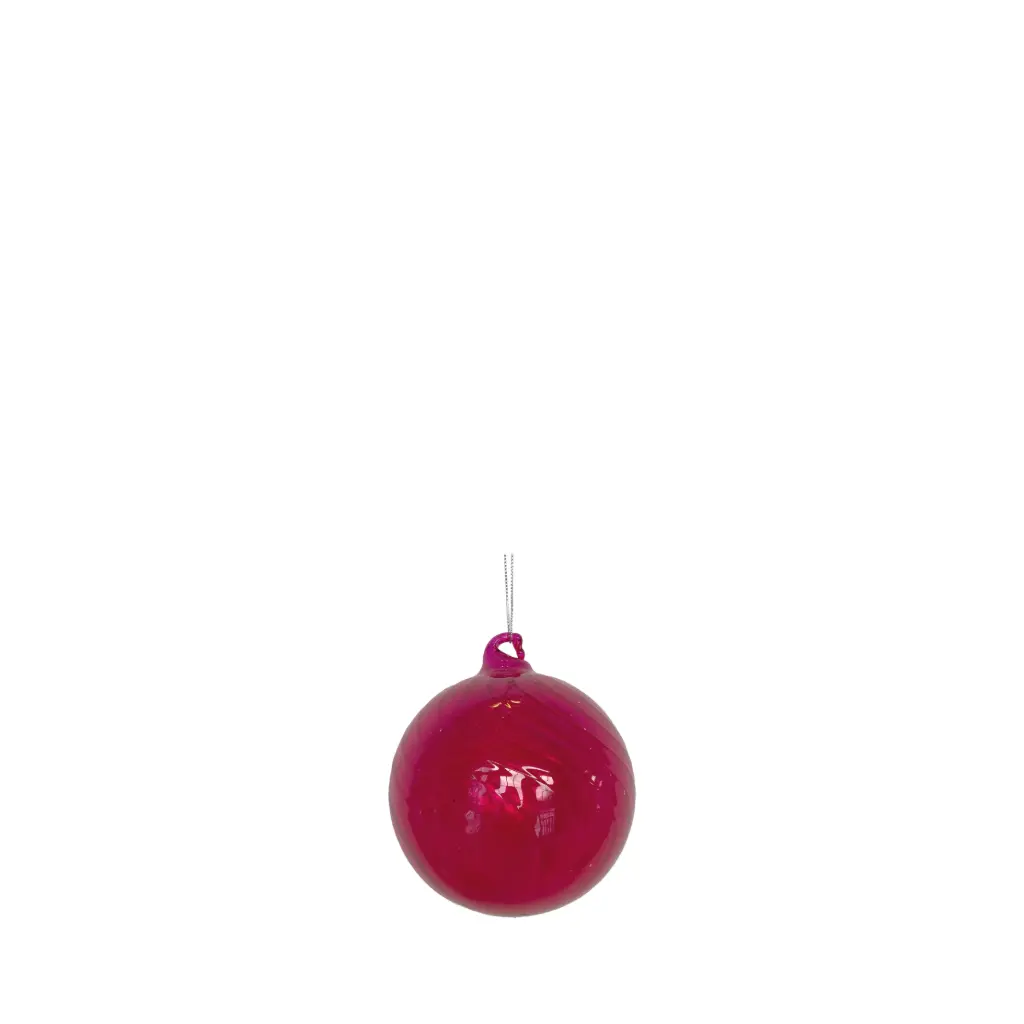 Ornament ball pink - 4"