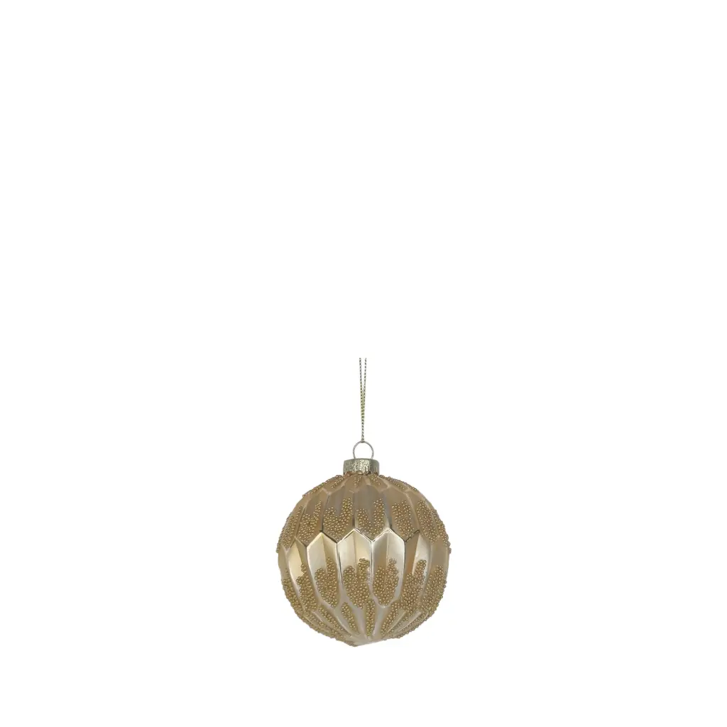 Ornament ball gold - 3.25"