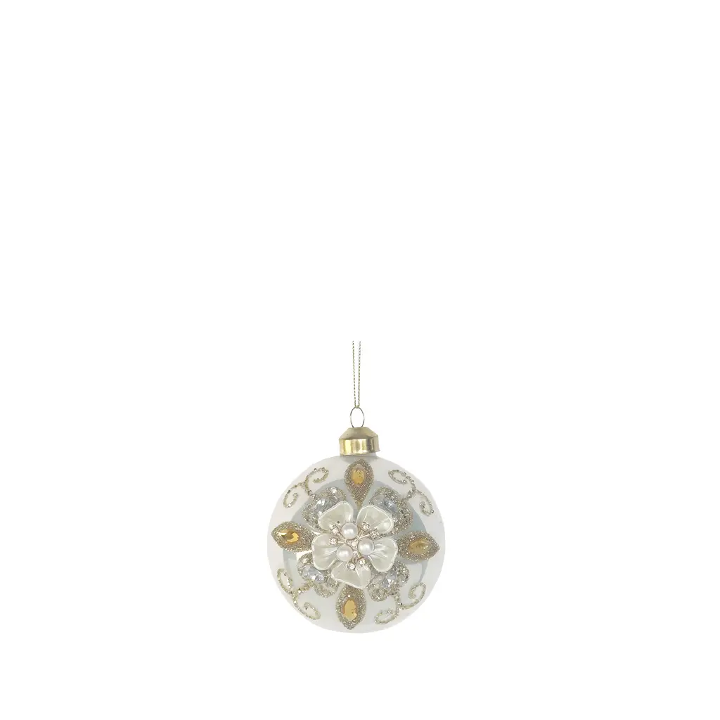 Ornament ball silver - 3.25"