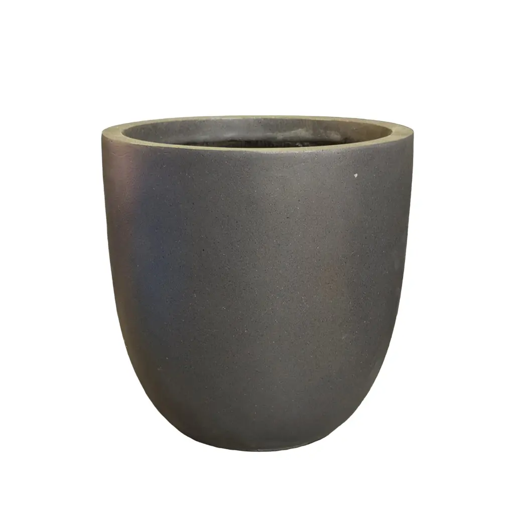 Ida pot round dark grey - 11x11"