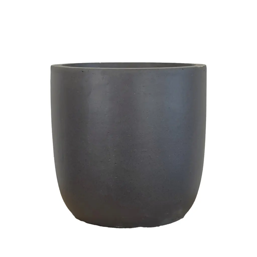 Ida pot round dark grey - 11x11"