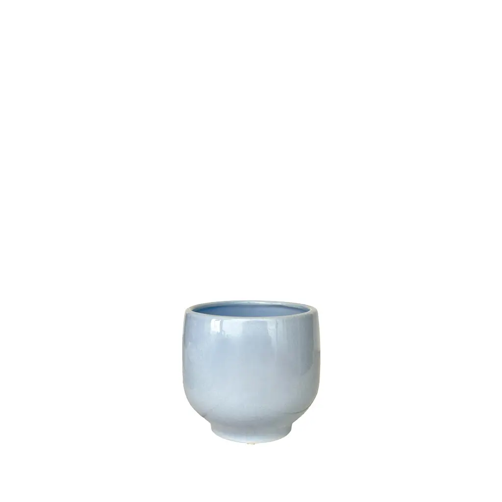 Ellis pot blue - 4.75x4.5" 