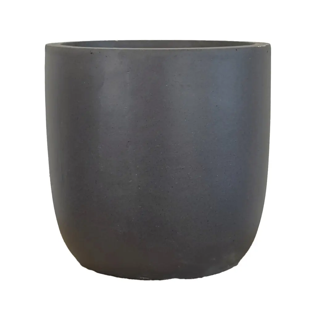 Ida pot round dark grey - 17x17"