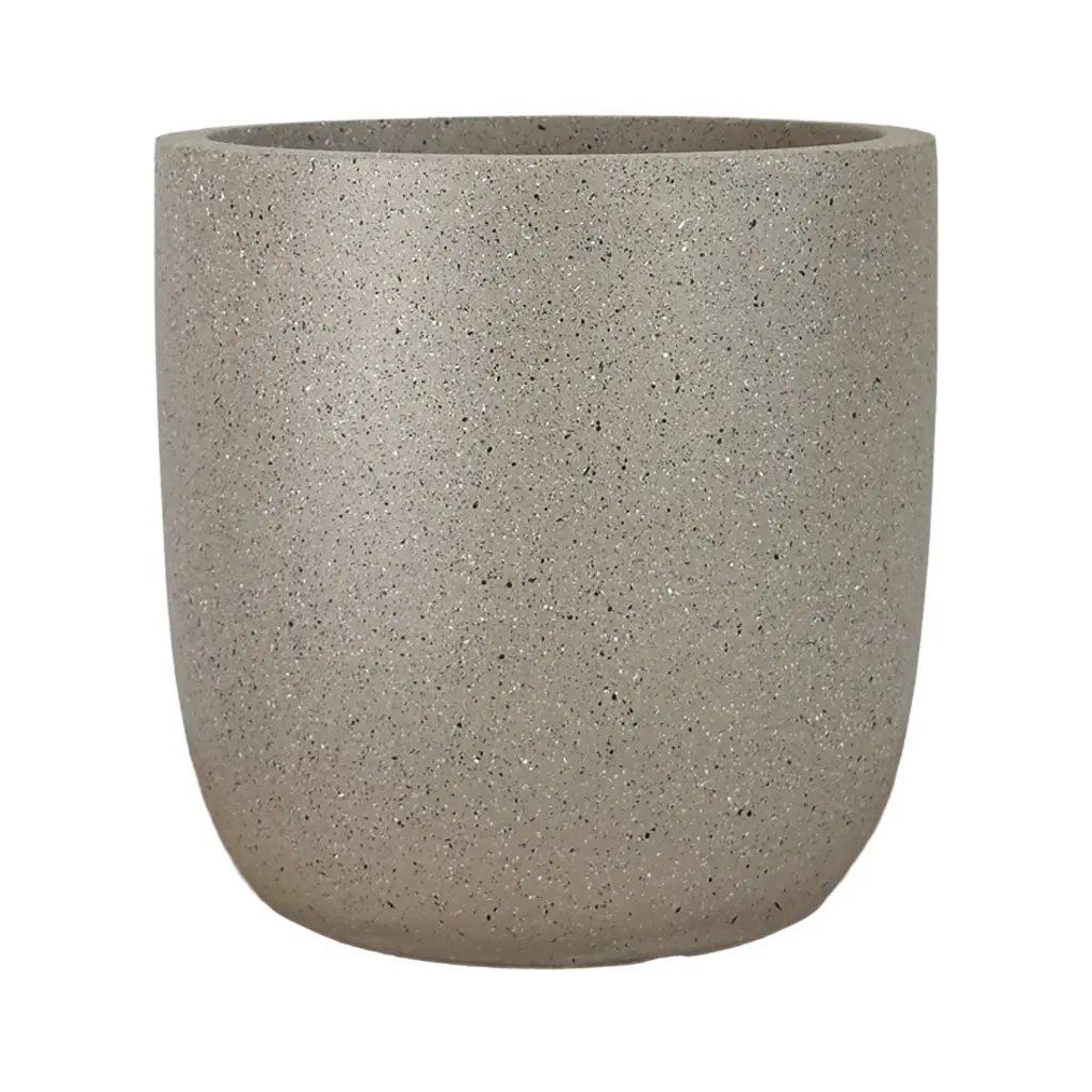 Ida pot round beige - 17x17"