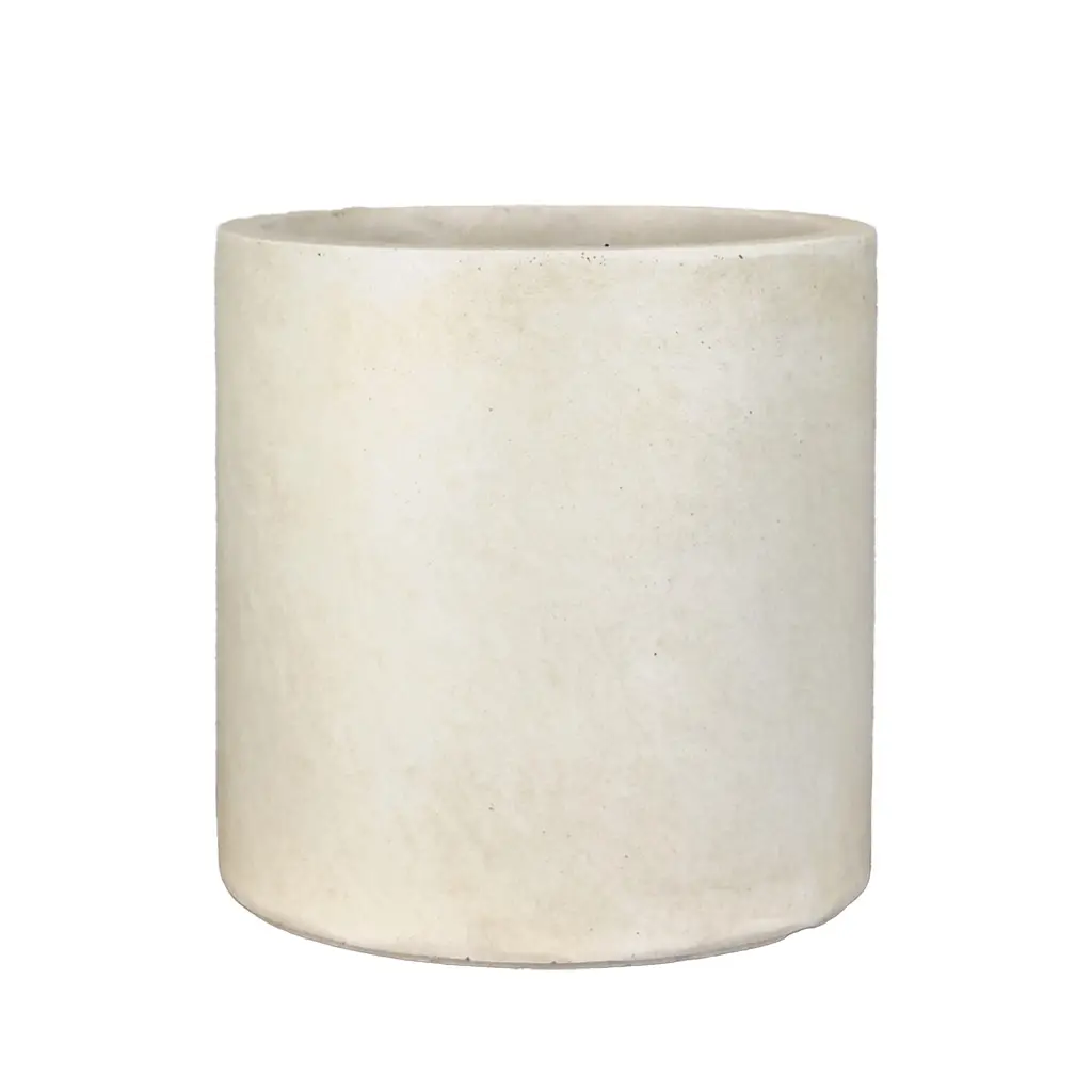 Charlie pot round beige - 9.75x9.75"