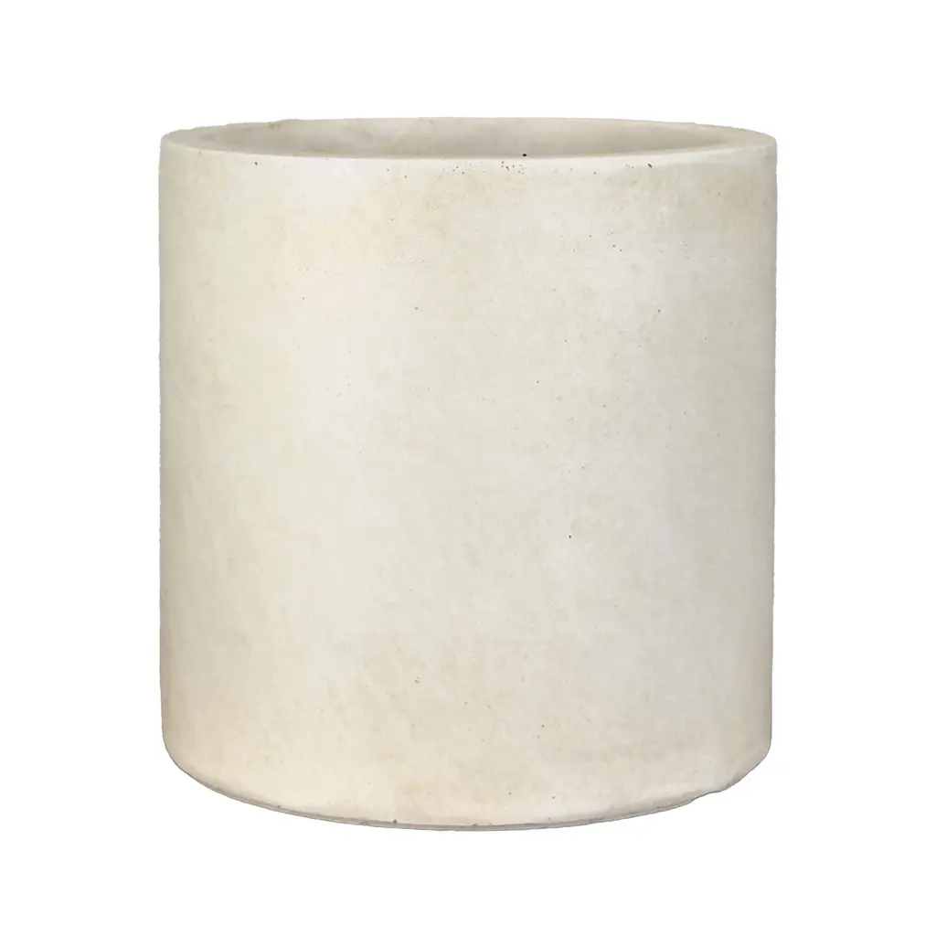 Charlie pot round beige - 12.5x12.5"