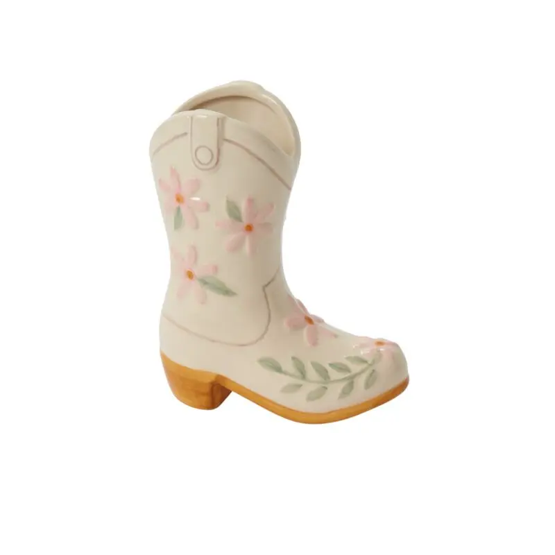 Cowgirl Vase 6"x 2.75"x 7.25"