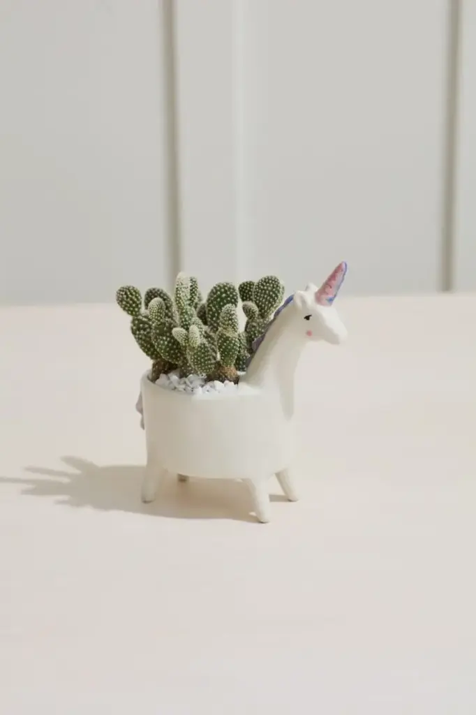 Lolly Unicorn Planter 5.75"x 3"x 7"