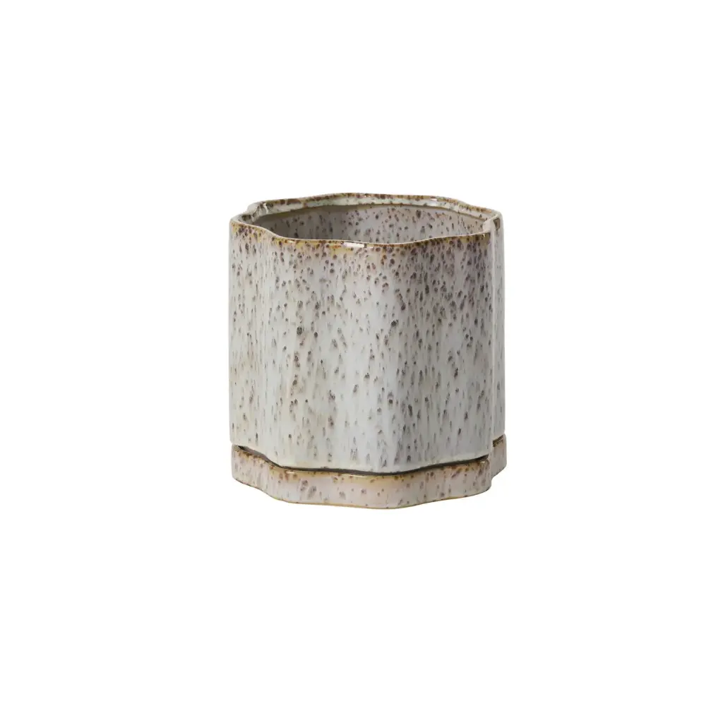 Avenell Pot with Saucer 7.5"x 7"