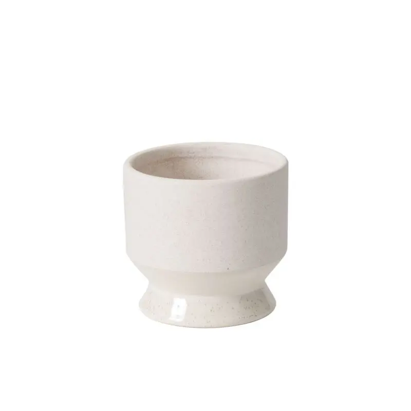Neutral Pasadena Pot 4.5"x 4.25" Off-White
