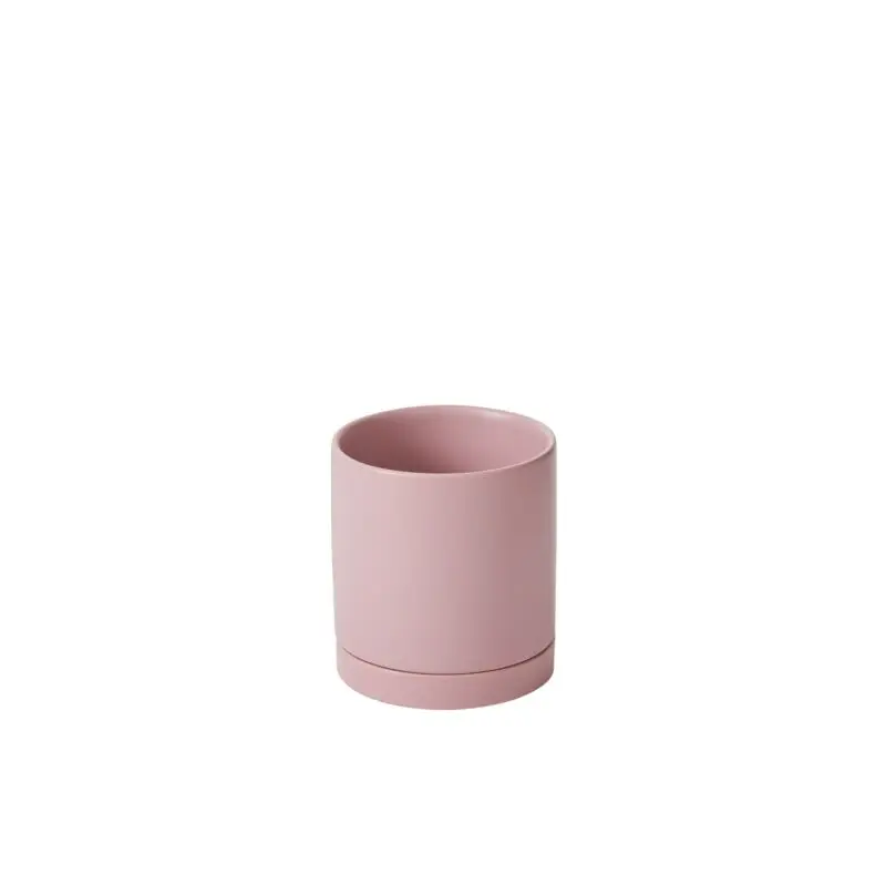 Romey Pot with Saucer 4.25"x 4.75" Lilac