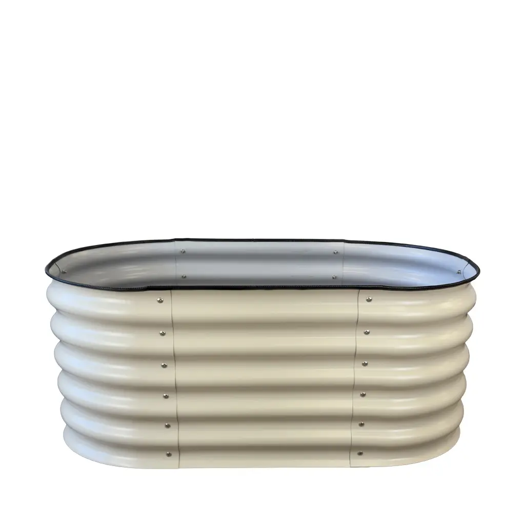 Harvest Row planter cream - 23.75x41.25x17"