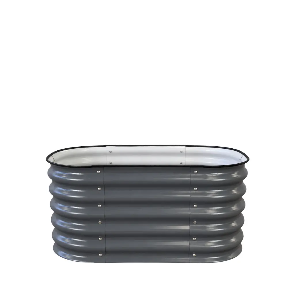 Harvest Row planter grey - 15.75x31.5x17"
