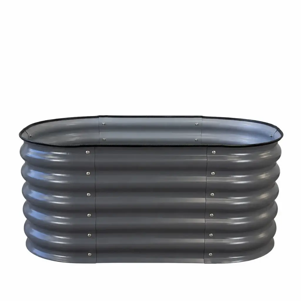 Harvest Row planter grey - 23.75x41.25x17"