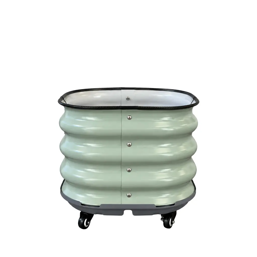 Harvest Row planter w base green - 15.75x15.75x11"