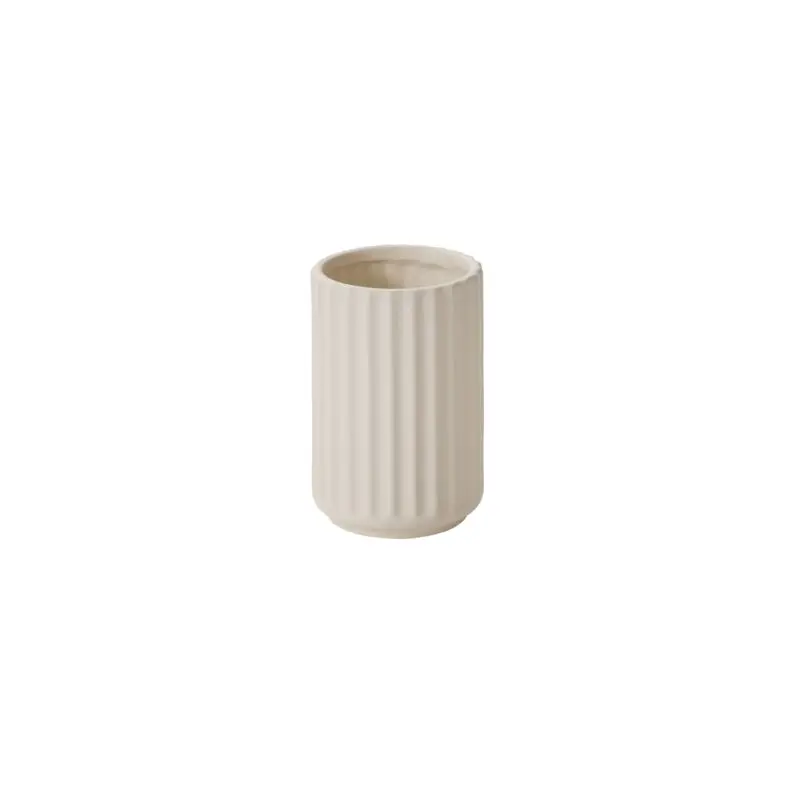 Beam Vase 4"x 6" off white