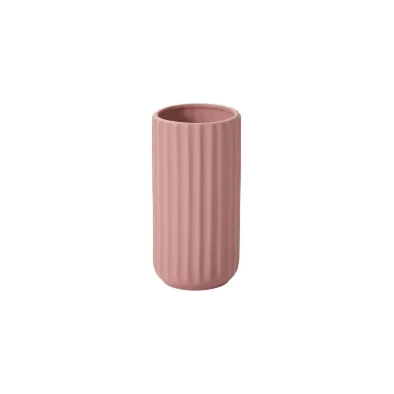 Beam Vase 4"x 8" pink