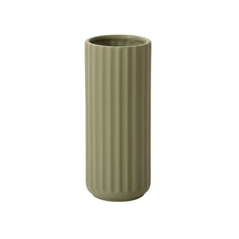 Beam Vase 5"x 12" green