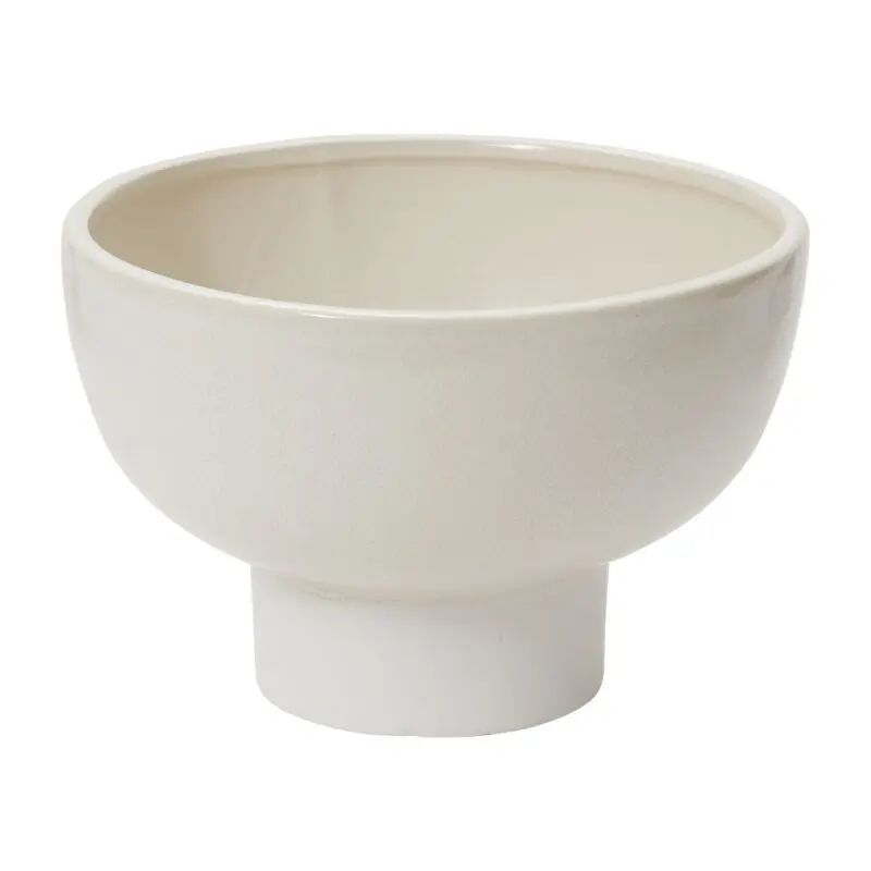 Elijah Compote 9.25"x 6.25" White