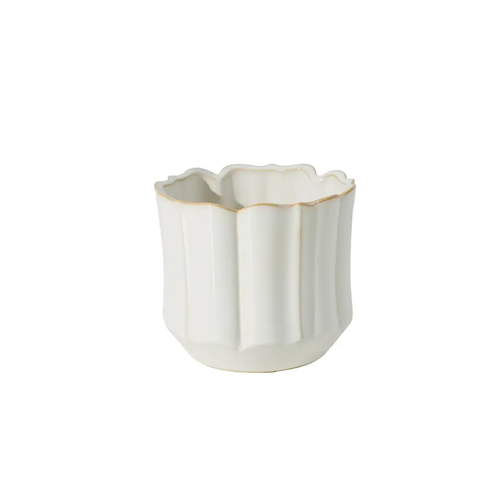 Everleaf Pot 6.25"x 5.75" Off-White