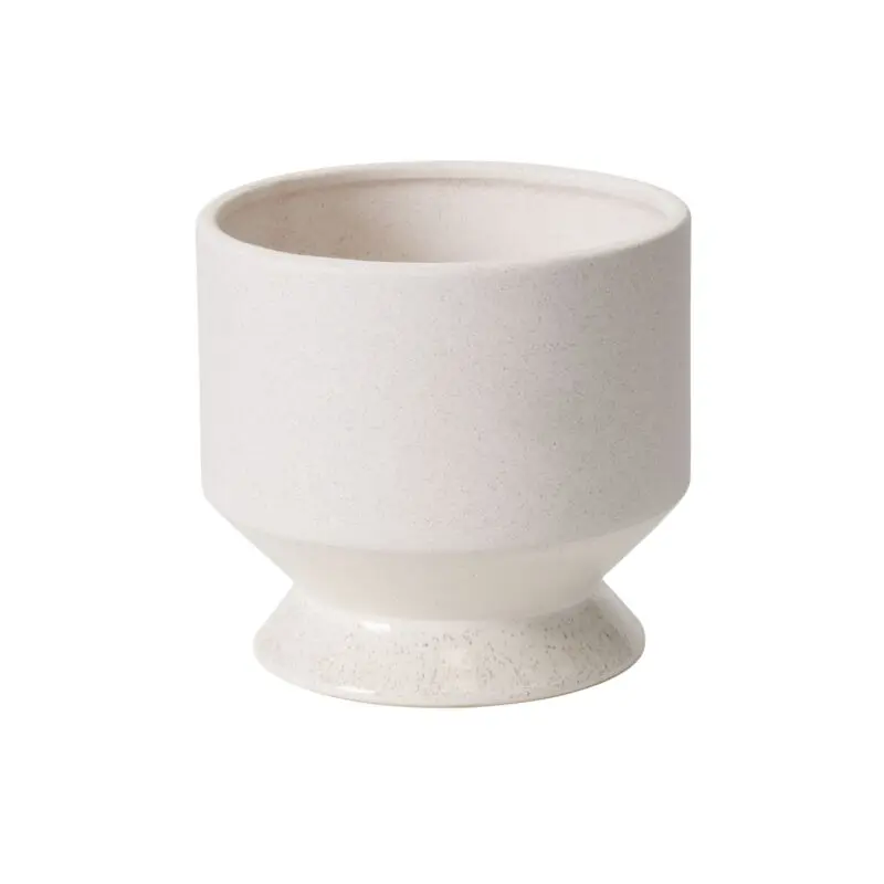 Neutral Pasadena Pot 6.25"x 6" Off-White