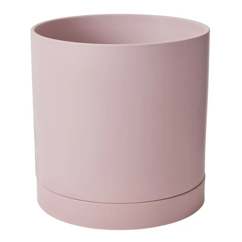 Romey Pot with Saucer 12"x 12" Lilac